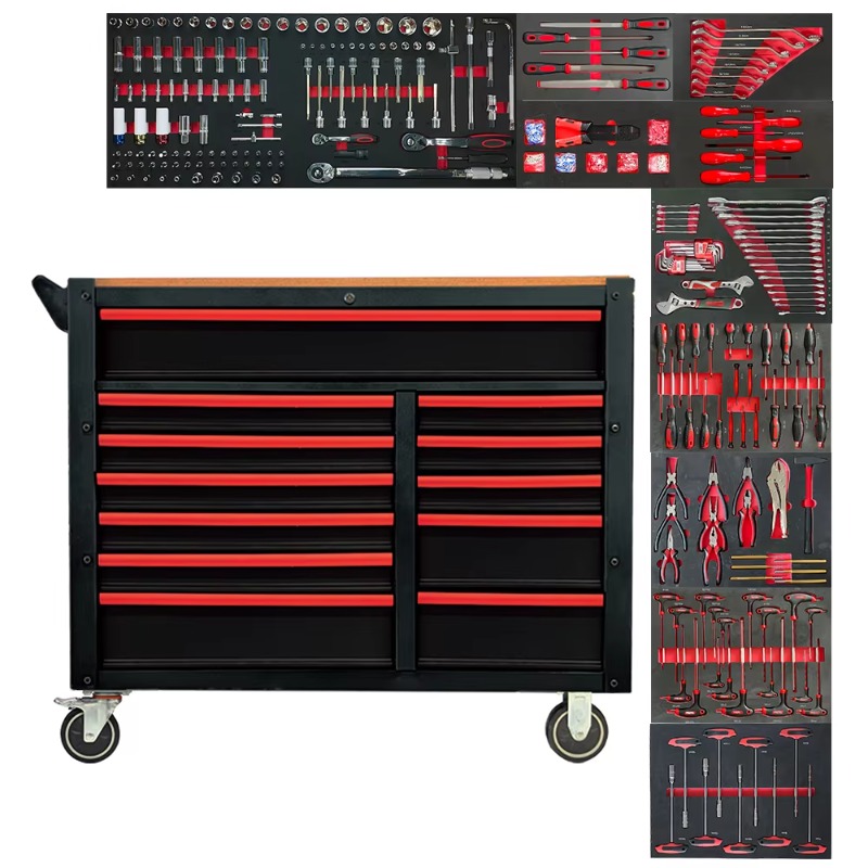Workshop Tools Trolley - 12 Drawers 471pcs Tool Kit Automotive