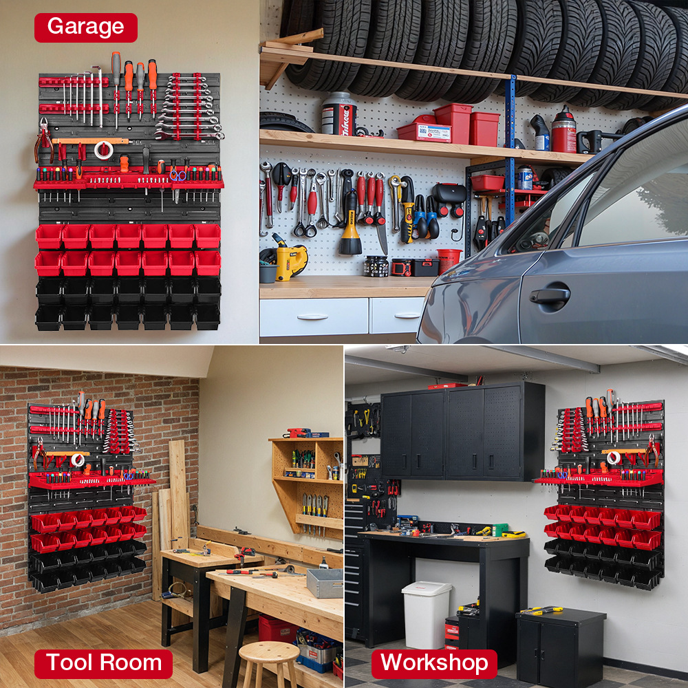 Workshop Tools Rack - Tools Wall Storage Shelf Tool Holders