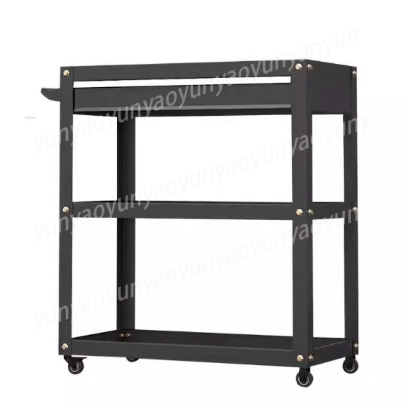 Workshop Tools Trolley - Heavy Duty 3 Tier Rolling Cart