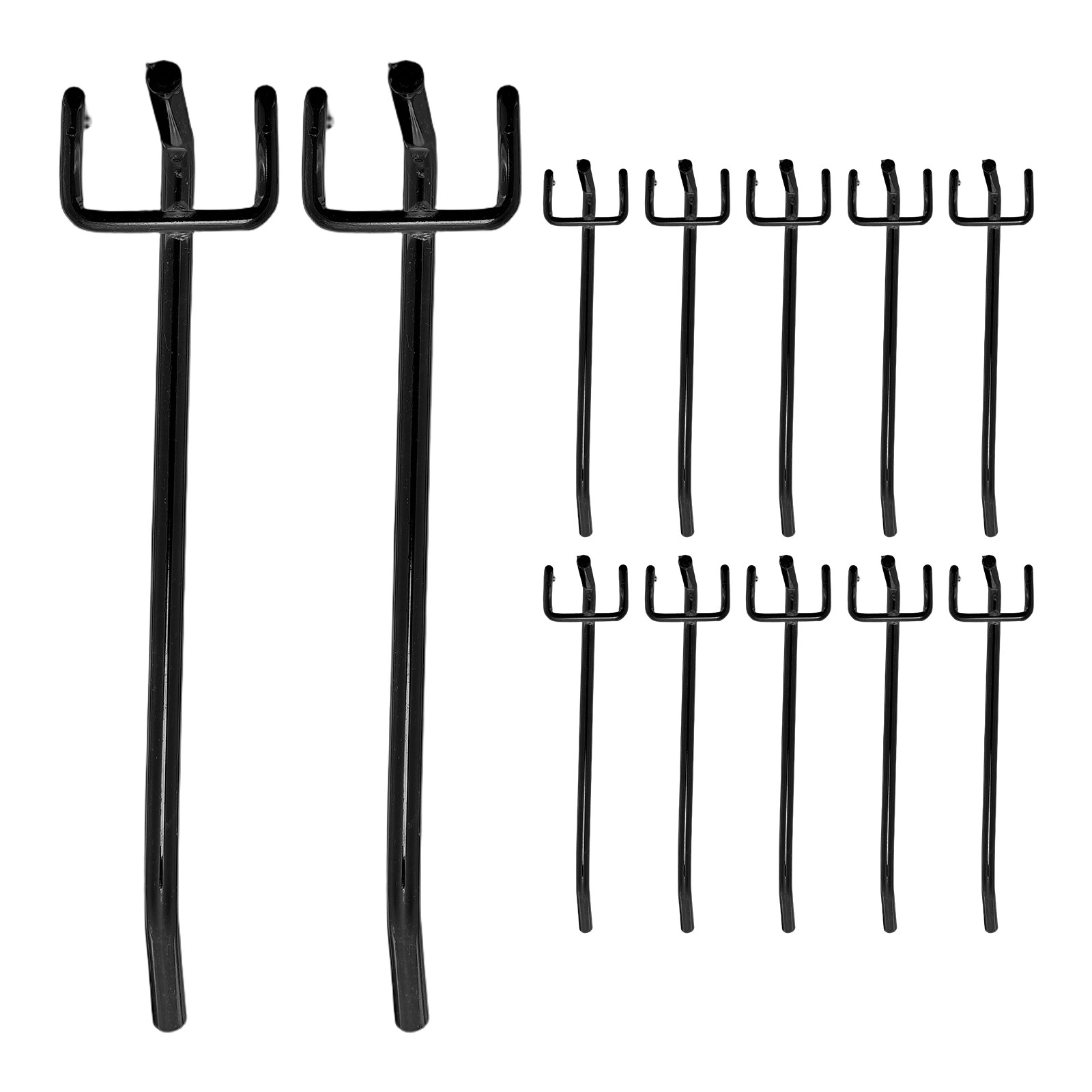 Workshop Tools Display - 30Pcs Pegboard Hooks Heavy Duty Metal