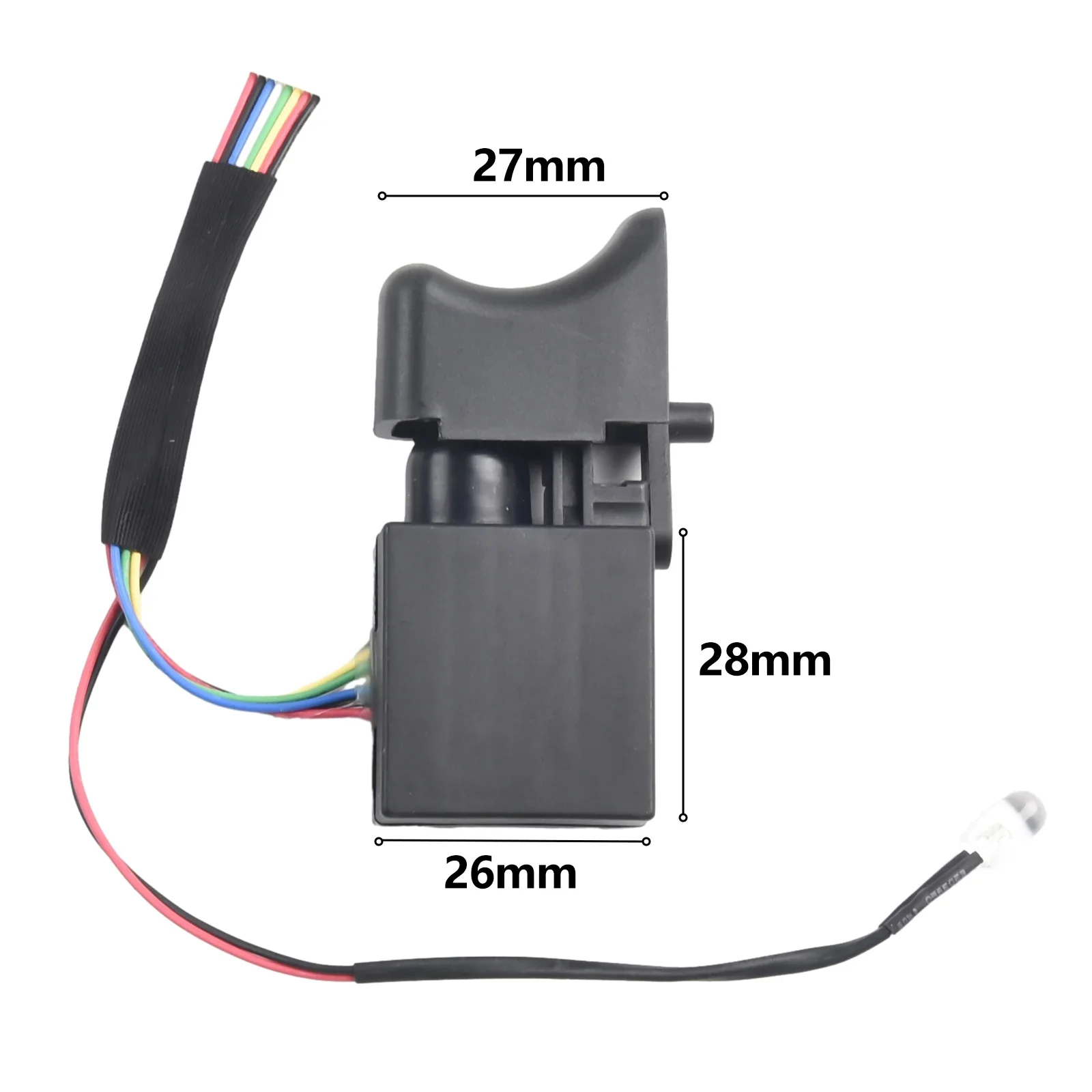 Workshop Hand Tools And Equipment - 1pcs Black 7.2V-24V Electric Drill Switch