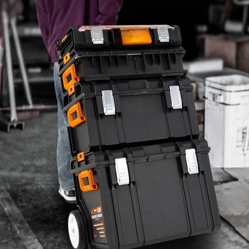 Workshop Garage Tools Manufacturer - Tool Stackable Case Toolbox Heavy Duty