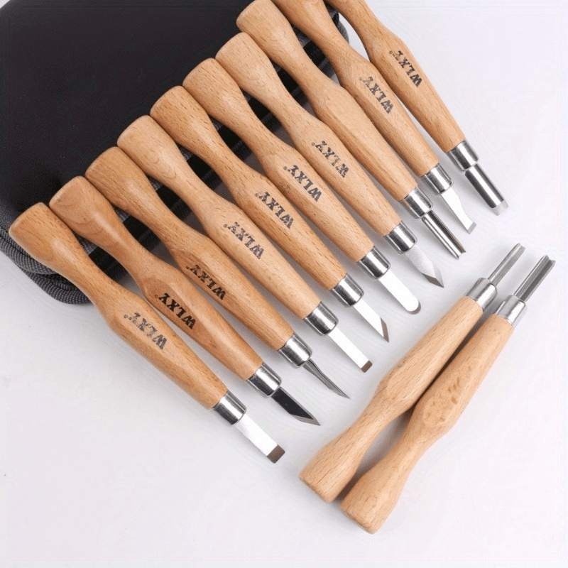 Chisel Set Wood - Set Of 12 Professional Wooden Carving