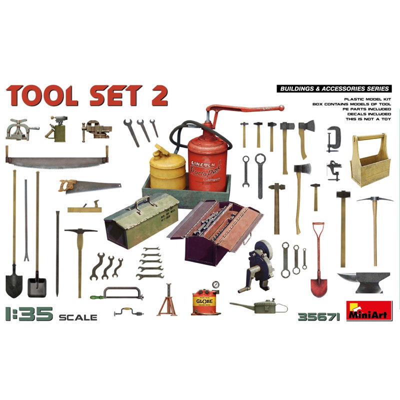 Workshop Tools Toy - Miniart 35671 1/35 Plastic Assembly Model