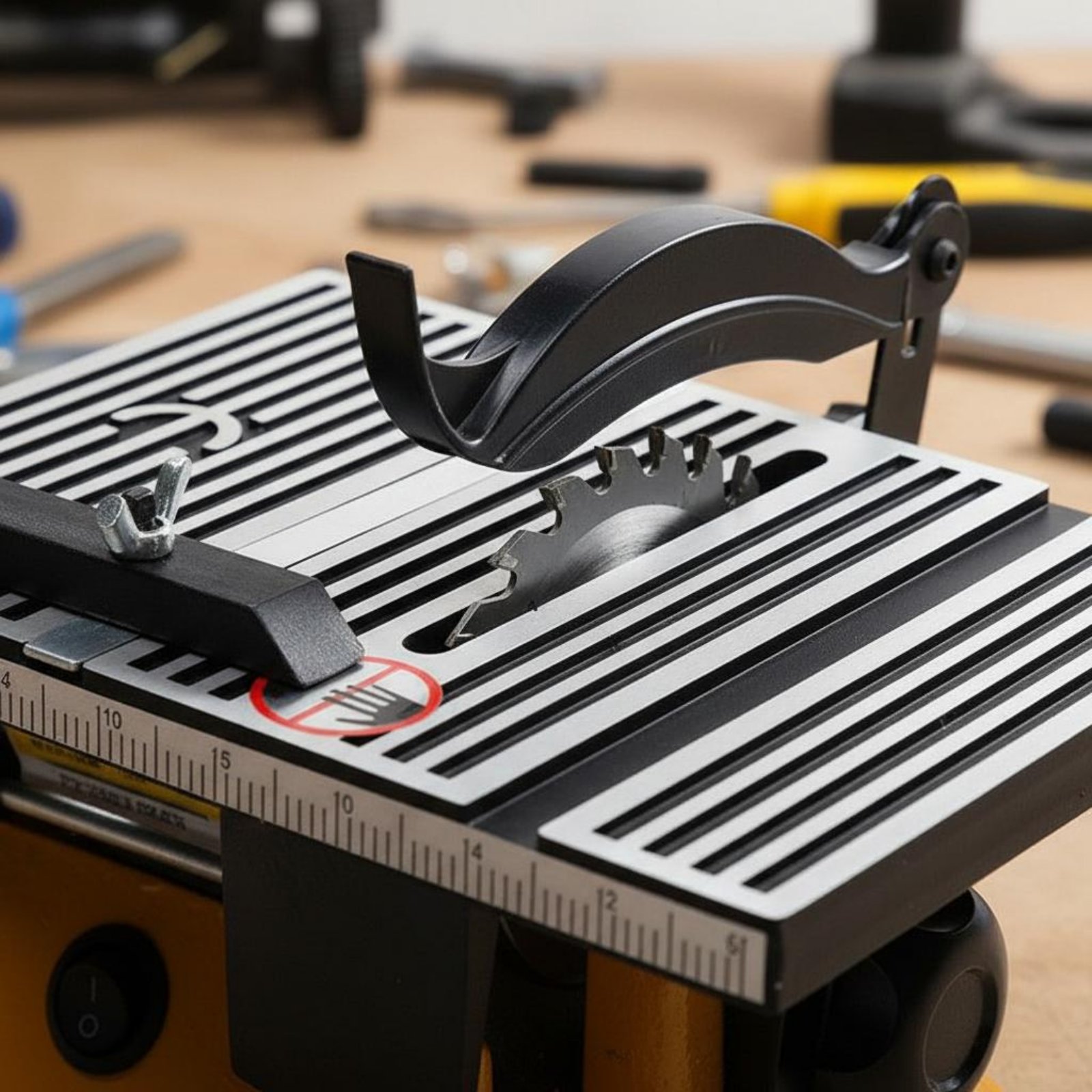 Workshop Tools Machine - Mini Table Saw Portable Miniature Bench