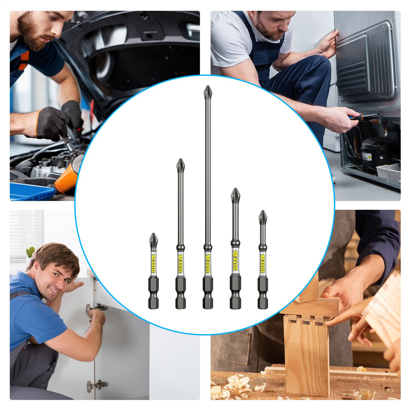 Drill Screwdriver Bit Set 5-Pi - Tools Of Workshop 评论和价格