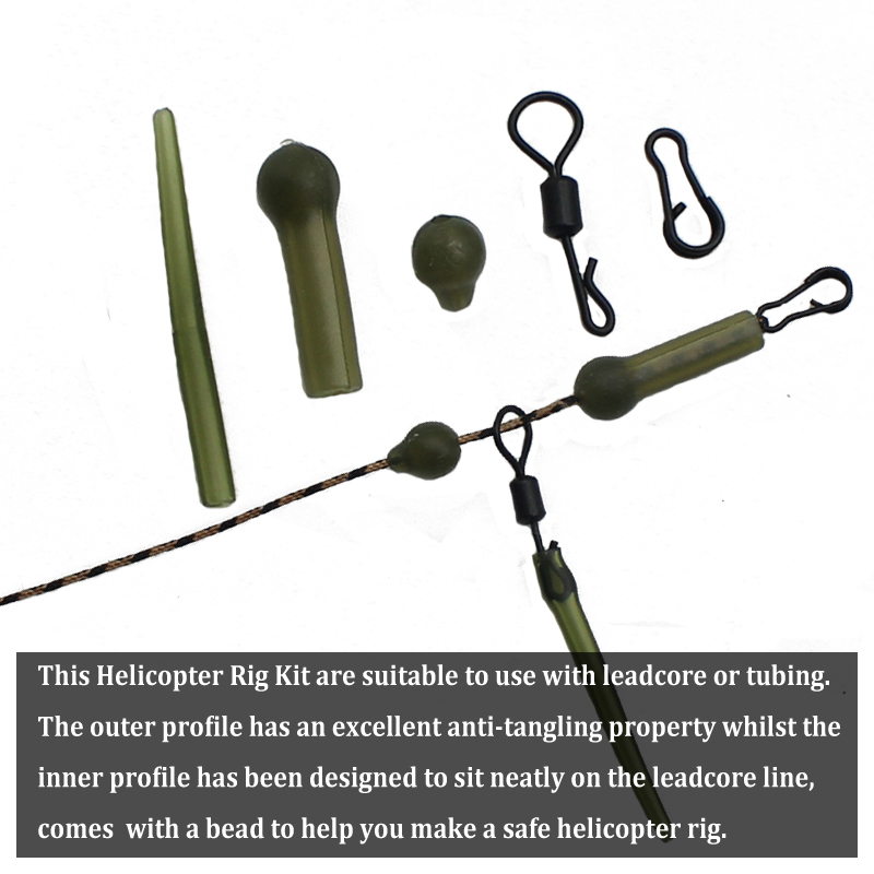 5Set=25PCS Carp Fishing Helico - Tools Qc 评论和价格