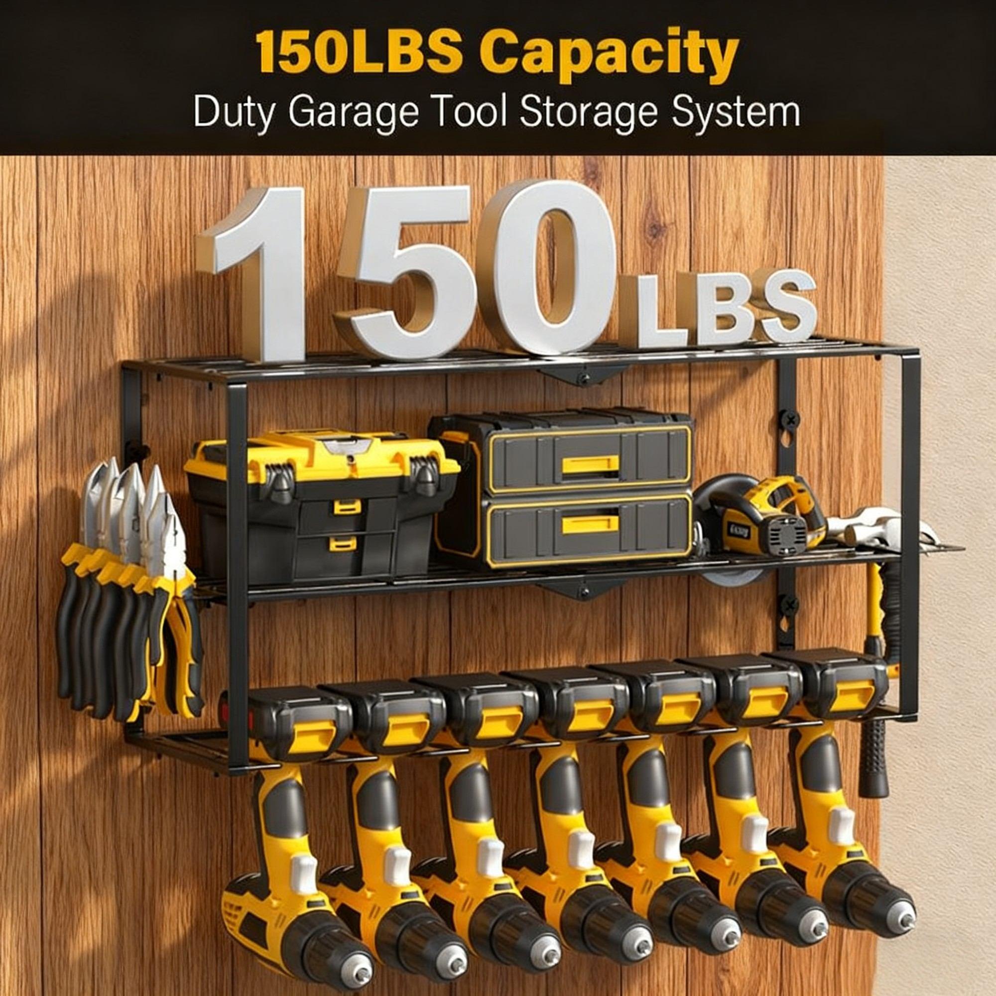 Heavy Duty Wall Mounted Power  - Workshop Tools Rack 评论和价格