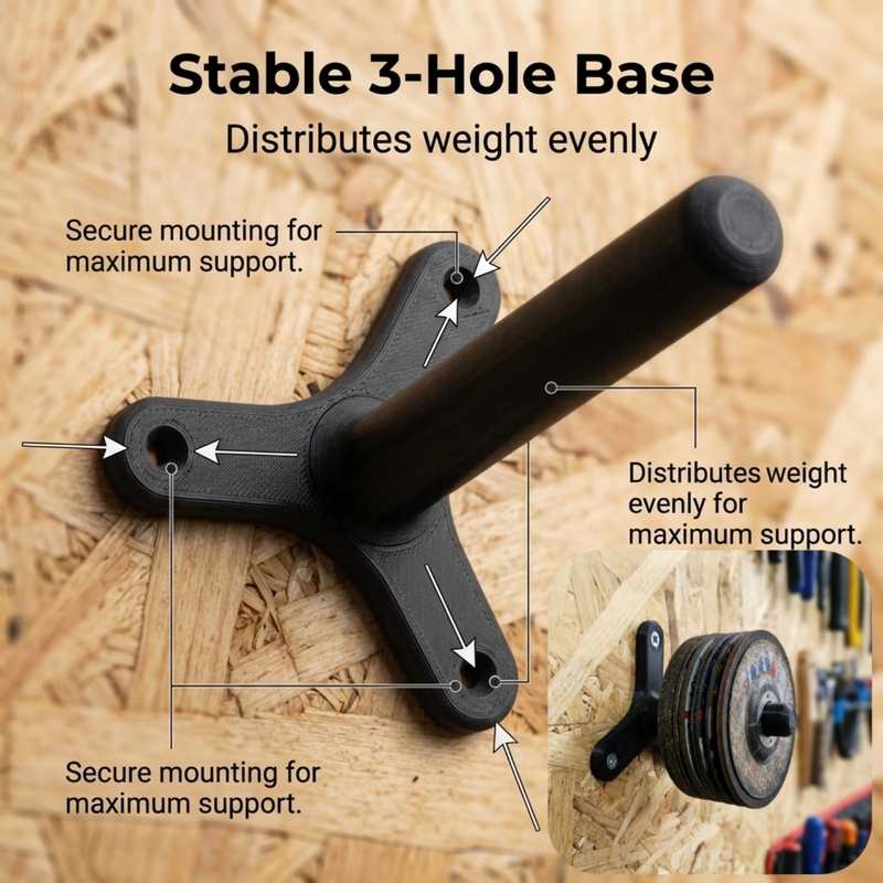 1Pcs Wall Mount Grinder Holder - Workshop Tools Rack 评论和价格