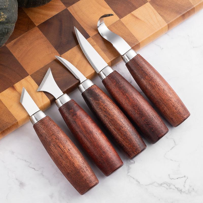 （Summer6）5 Pcs Tools For Wood  - Chisel Set Wood 评论和价格