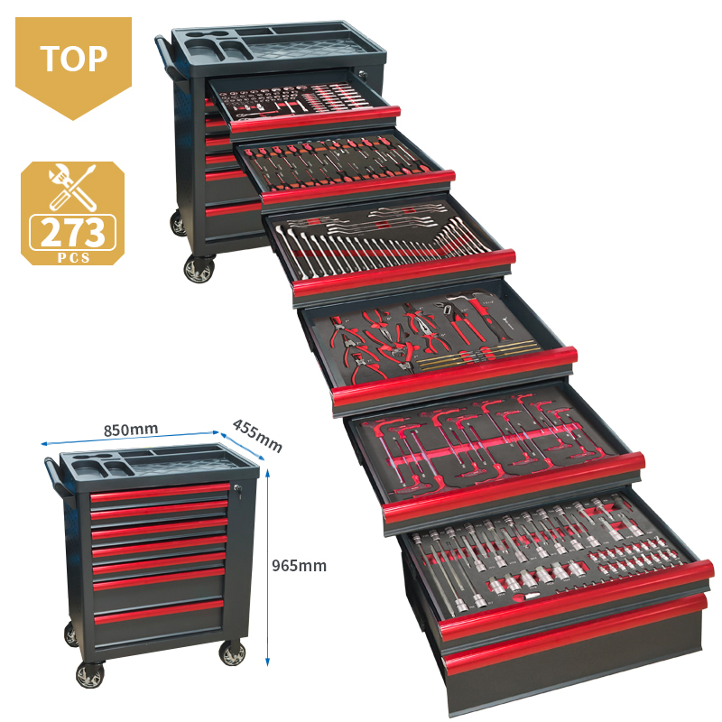 7 Drawer Tool Trolley With 273 - Workshop Tools Trolley 评论和价格