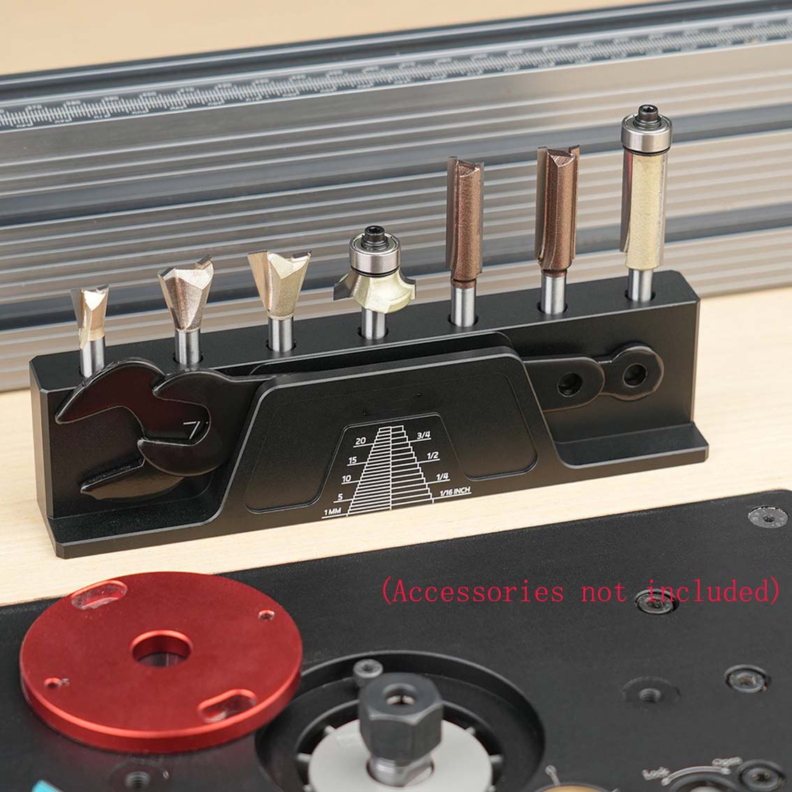 Aluminum Alloy Router Bit Disp - Workshop Tools Display 评论和价格
