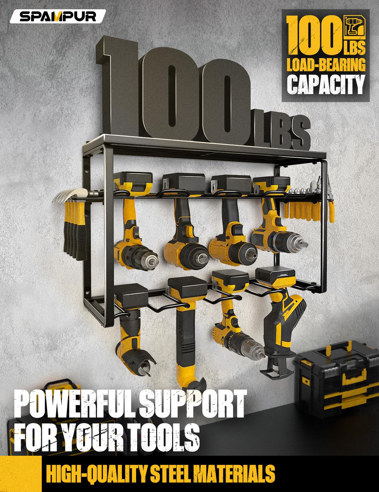 Heavy Duty Metal Power Tool Or - Workshop Tools Rack 评论和价格