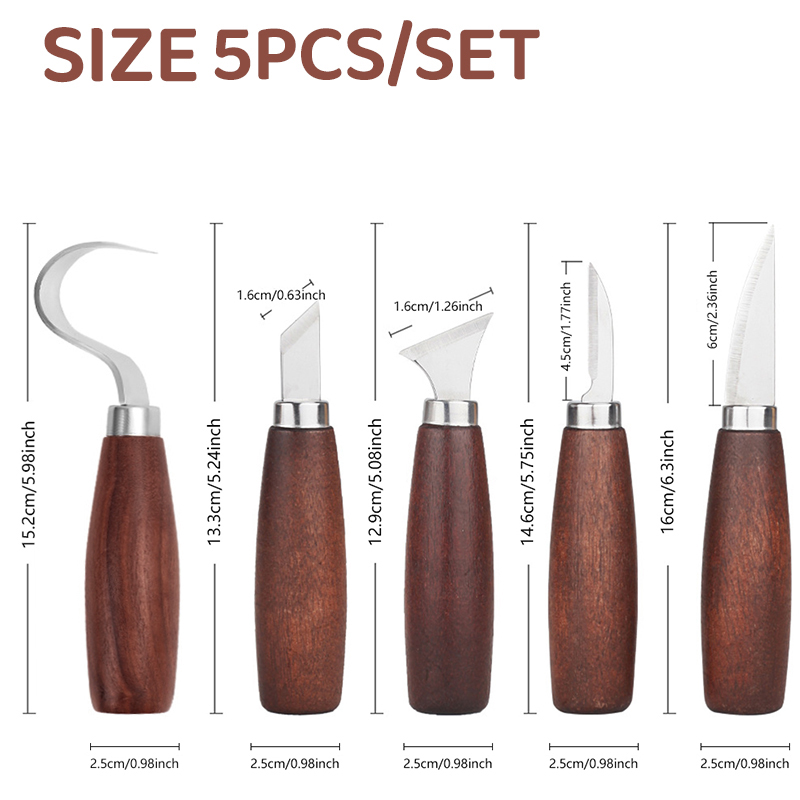 5pcs tools for wood carving Ch - Chisel Set Wood 评论和价格