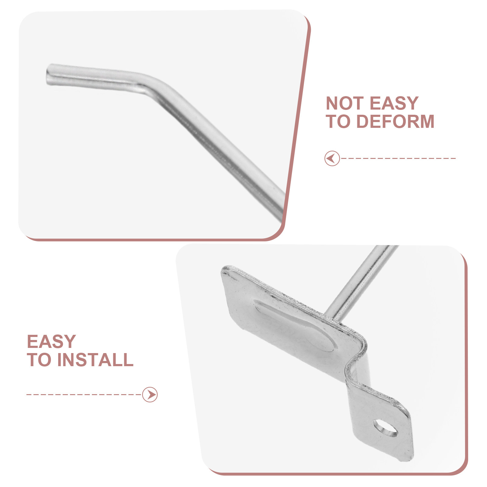 20Pcs Utility Pegboard Hooks H - Workshop Tools Display 评论和价格