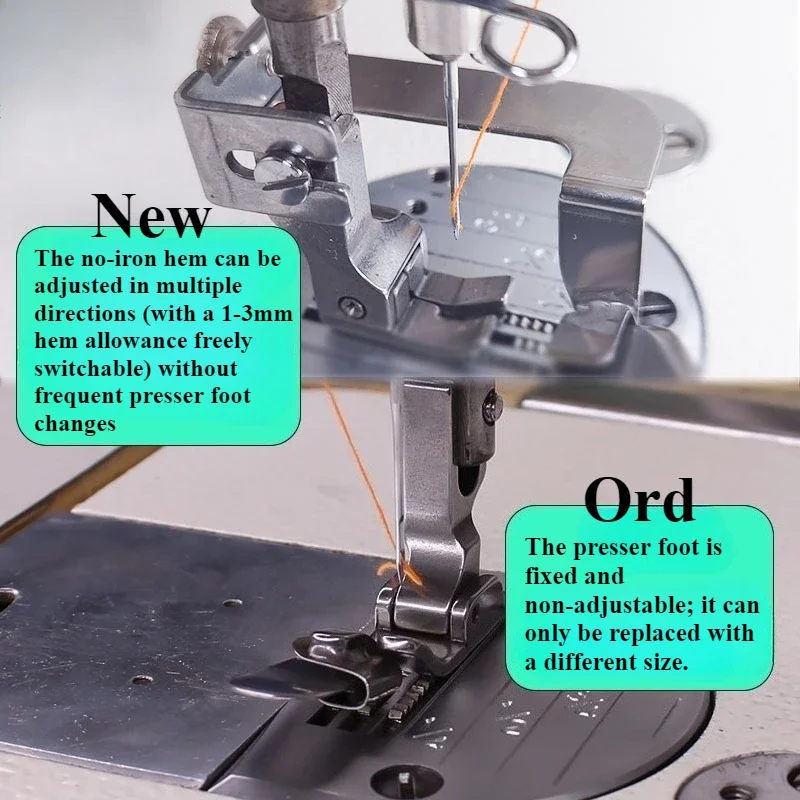 Adjustable No-Iron Hemmer Foot - Workshop Tools Machine 评论和价格