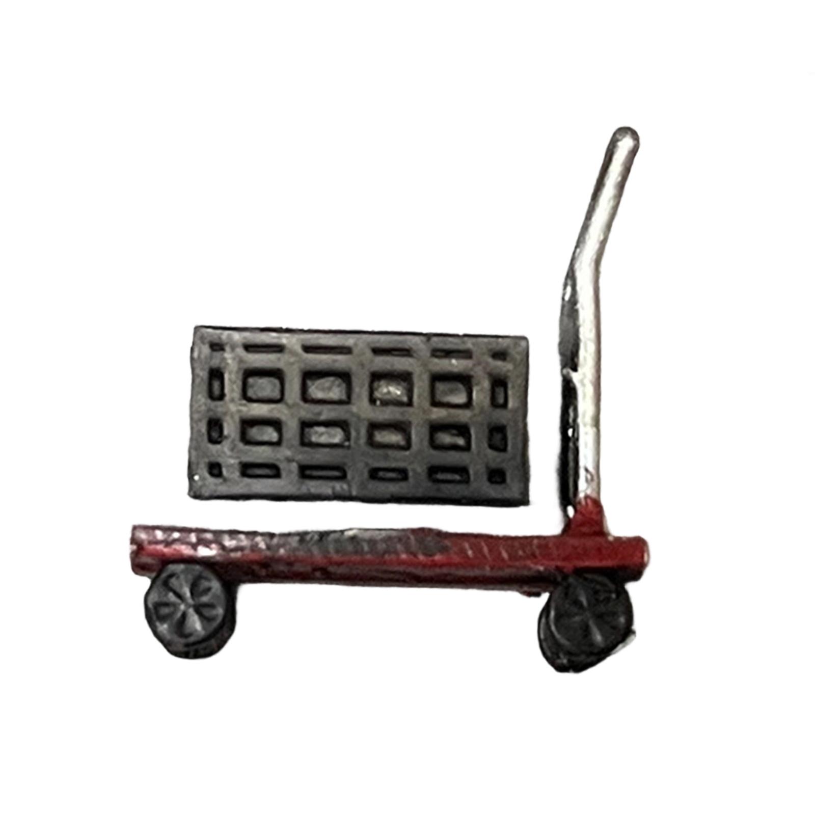 Miniature Handcart in 1:64 Sca - Workshop Tools Toy 评论和价格