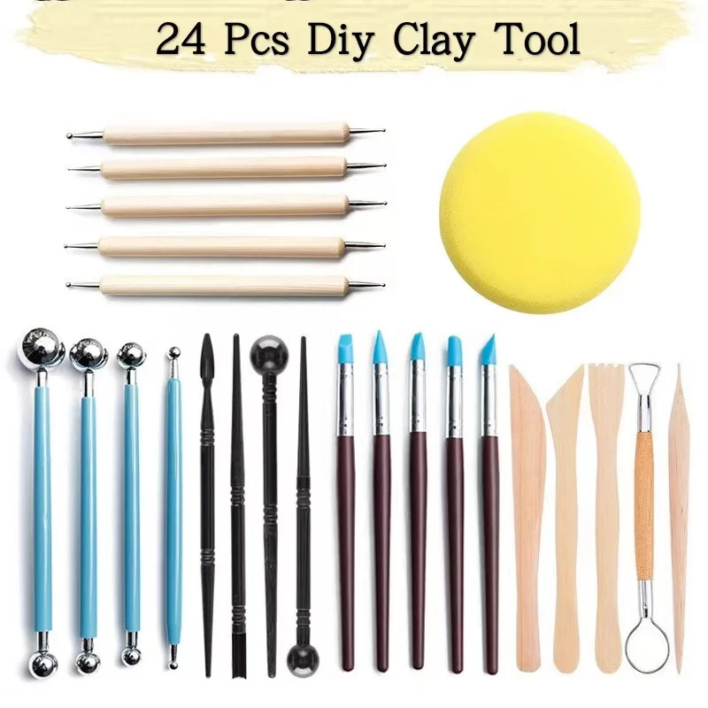 8-61PCS Pottery Tool Set - Cer - Chisel Set Wood 评论和价格