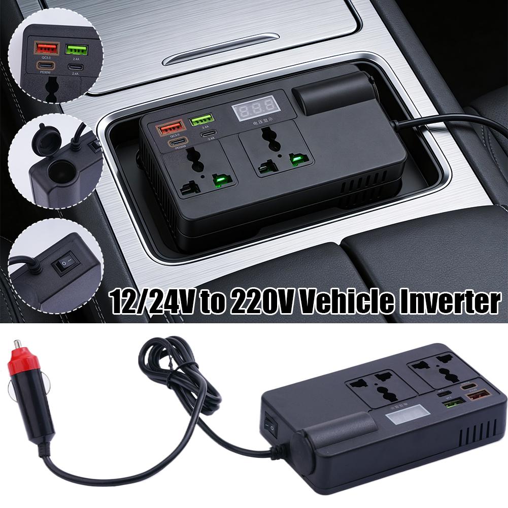 12V/24V Car Inverter 200W DC T - Tools Qc 评论和价格