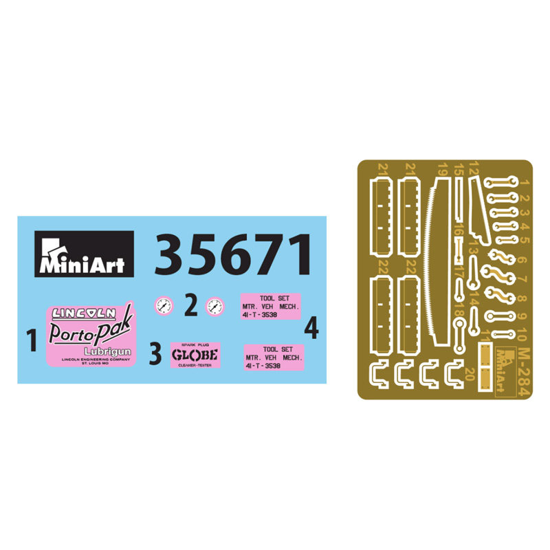 Miniart 35671 1/35 Plastic Ass - Workshop Tools Toy 评论和价格