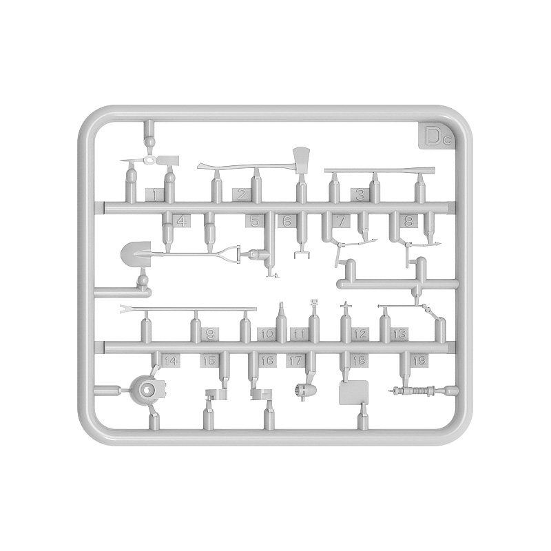 Miniart 35671 1/35 Plastic Ass - Workshop Tools Toy 评论和价格