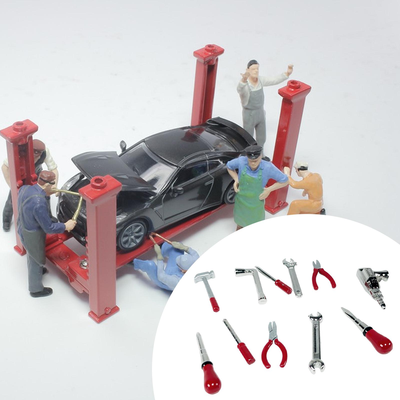 11 Pieces Car Repair Tools Mod - Workshop Tools Toy 评论和价格