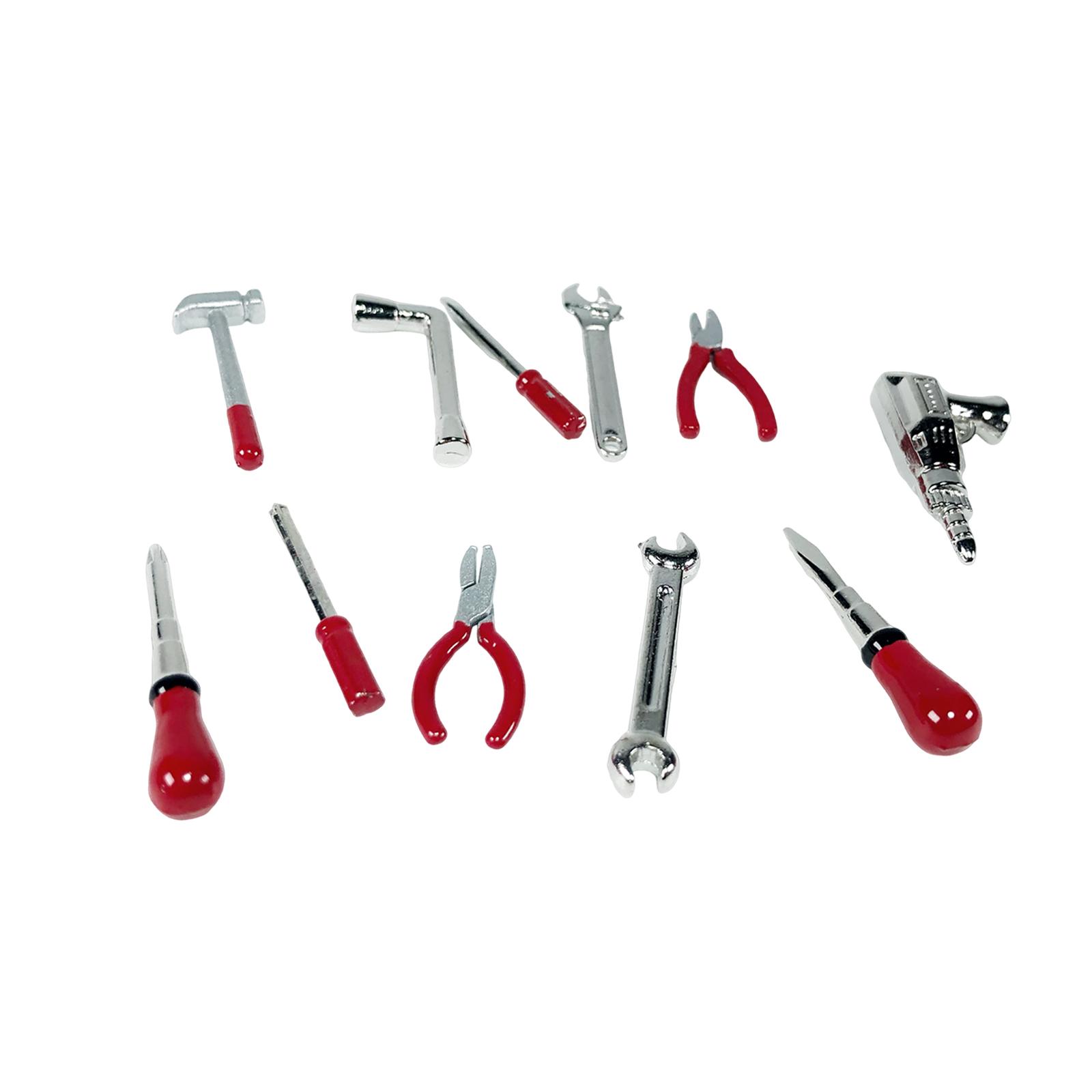 11 Pieces Car Repair Tools Mod - Workshop Tools Toy 评论和价格