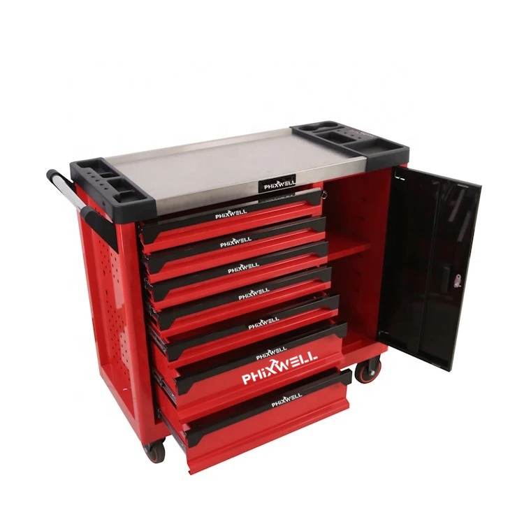 Phixwell XXL 7 Drawers Tool Ca - Workshop Tools Trolley 评论和价格