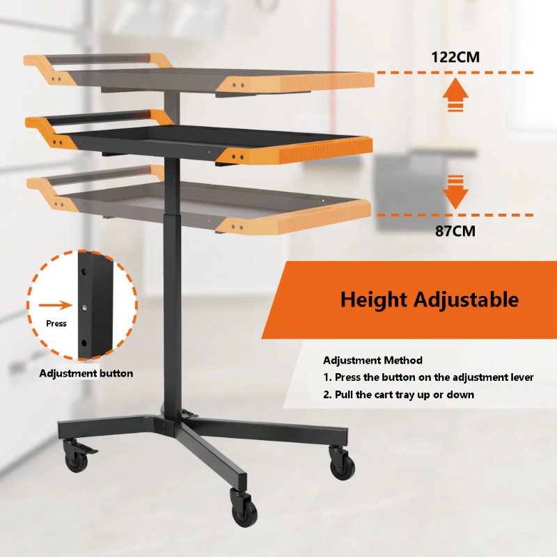 Adjustable Height Mobile Work  - Workshop Garage Tools Manufacturer 评论和价格