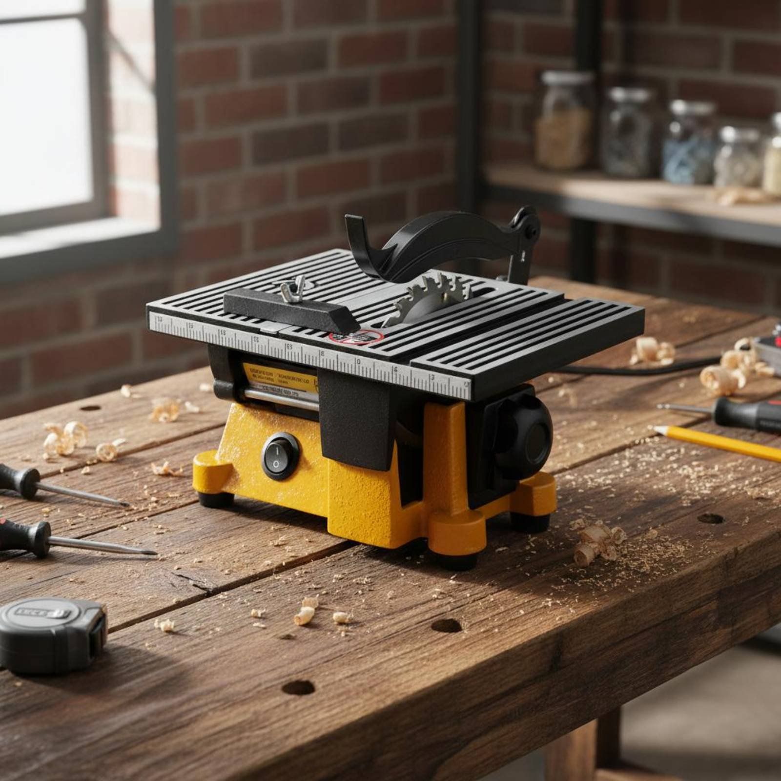 Mini Table Saw Portable Miniat - Workshop Tools Machine 评论和价格