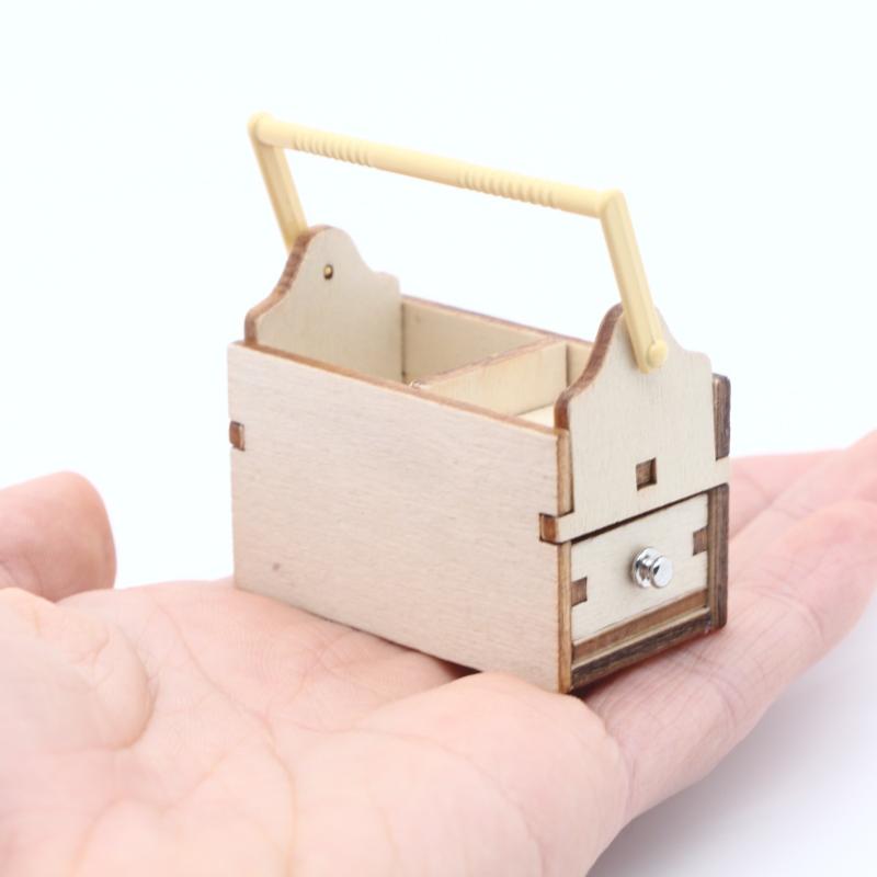 Hot 1/12 Dollhouse Mini Wooden - Workshop Tools Toy 评论和价格