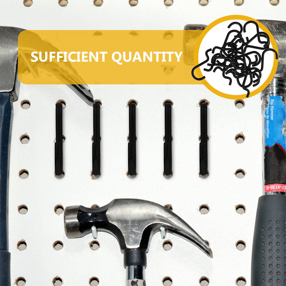 24Pcs Strong Iron Pegboard Hoo - Workshop Tools Display 评论和价格