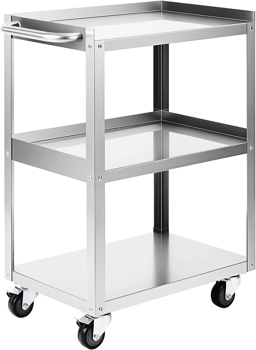 3-Tier Stainless Steel Rolling - Workshop Tools Trolley 评论和价格